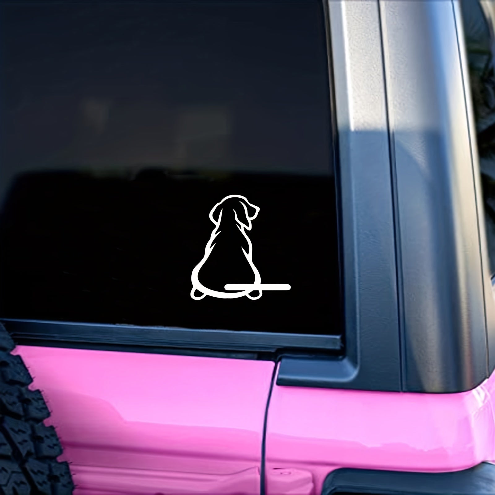Dog Wagging Tail Rear Wiper Car Sticker