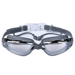 HD Electroplating Myopia Swimming Goggles with Earplugs