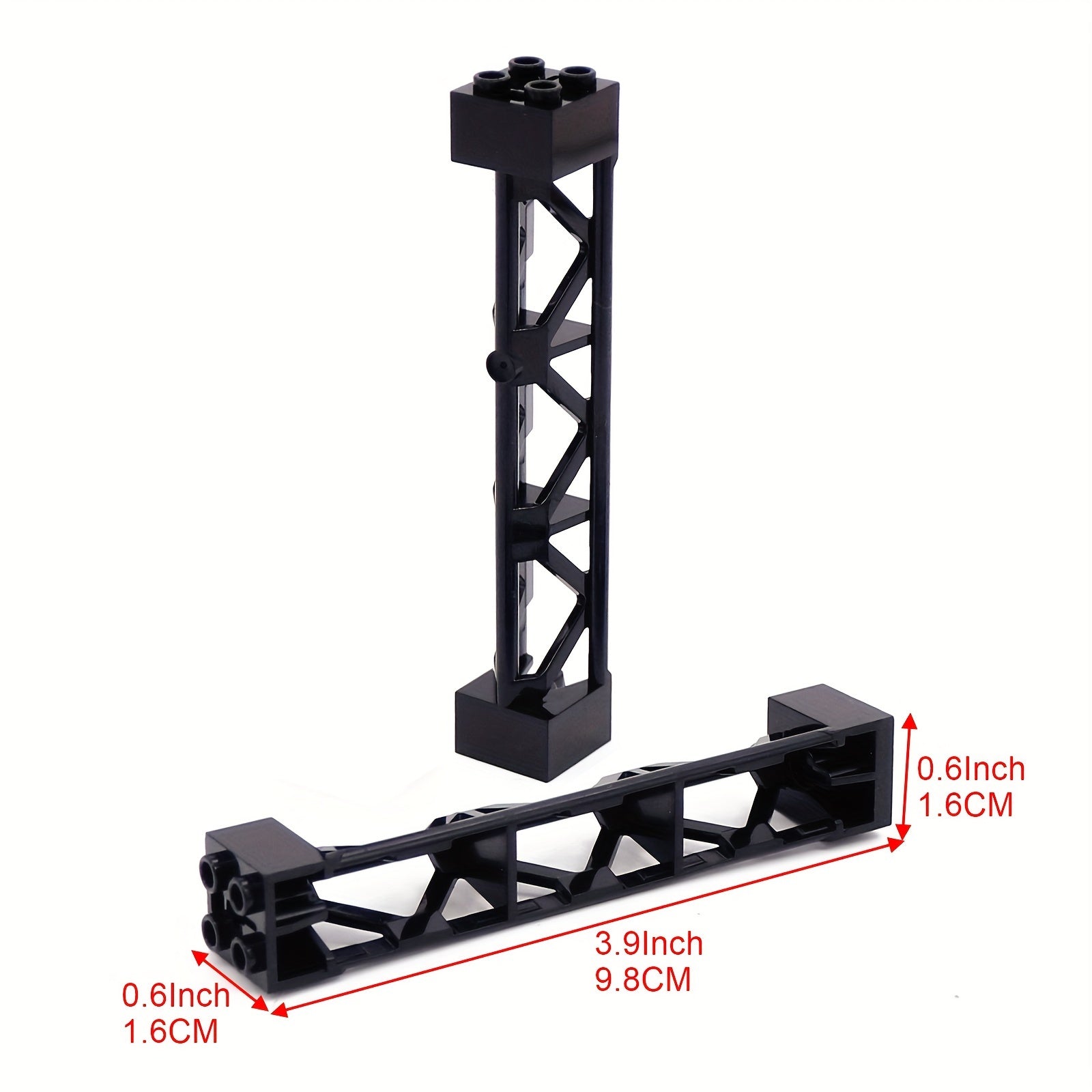 12pcs Mixed ABS Support Column Brackets for DIY Building Blocks
