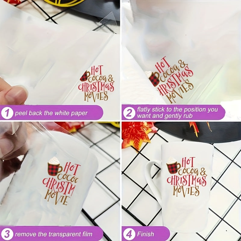 4pcs Diabetic Life UV DTF Waterproof Stickers Blood Sugar for DIY Crafts