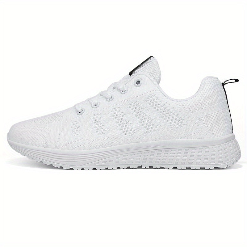 Women's Breathable Mesh Panel Saneakers Lace Up Lightweight Sporty Shoes