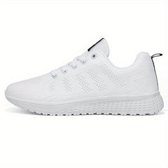 Women's Breathable Mesh Panel Saneakers Lace Up Lightweight Sporty Shoes