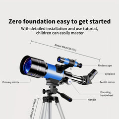 High-Def Astronomical Telescope 150x Magnification Coated Lens