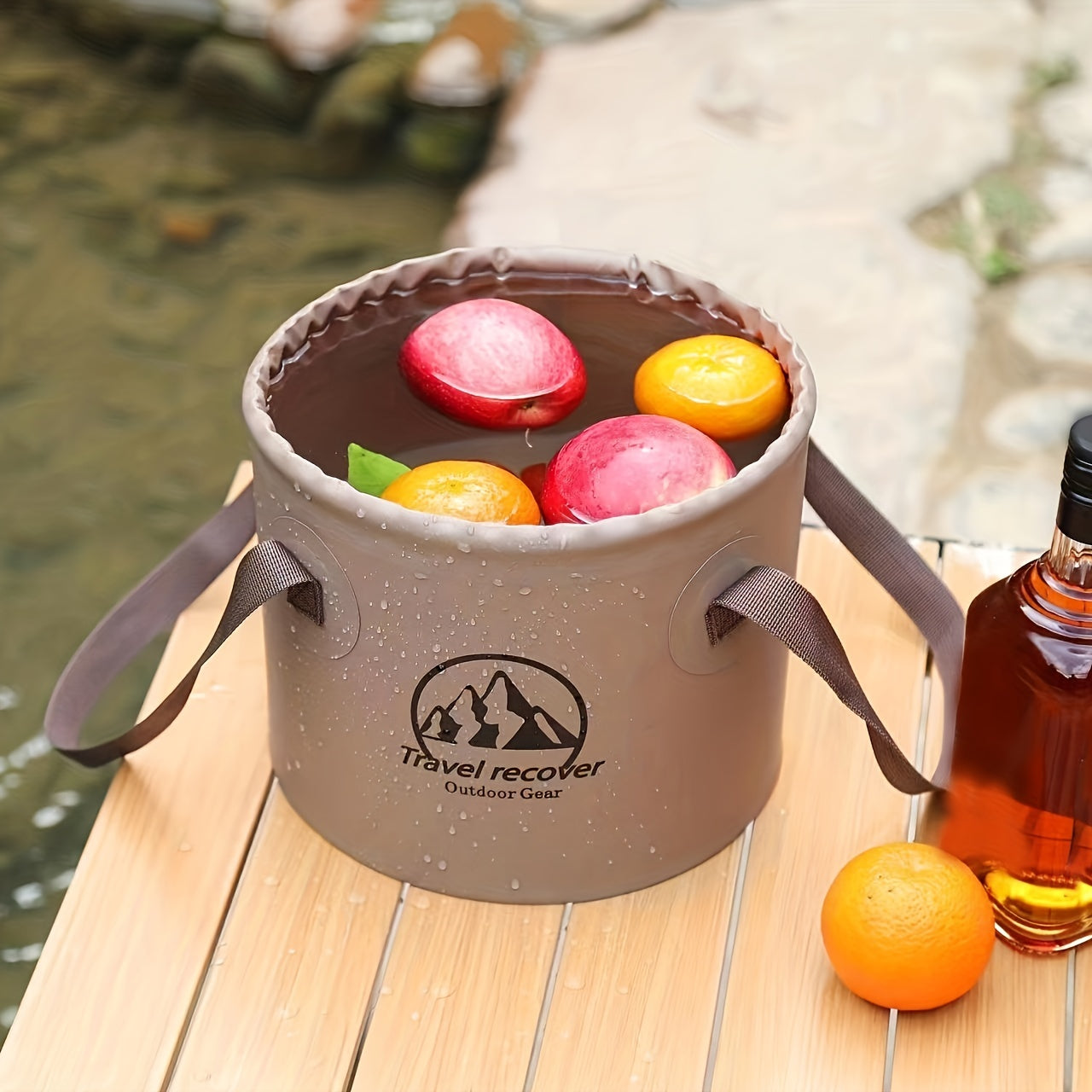 Foldable Portable Bucket Large Capacity Suitable For Camping Picnic Washing