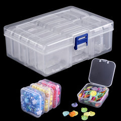 Freestanding Square Box Art Accessories Storage Organizer DIY Crafts Diamond Pai
