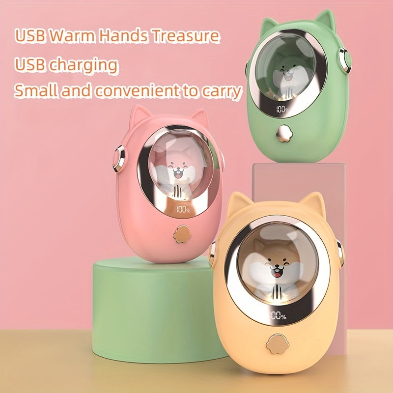USB Cat Hand Warmer Rechargeable Portable Self Heating Hand Warmer
