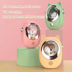 USB Cat Hand Warmer Rechargeable Portable Self Heating Hand Warmer