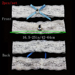 Bridal Bowknot Leg Wrap Elastic Garter Thigh Jewelry Wedding Accessories