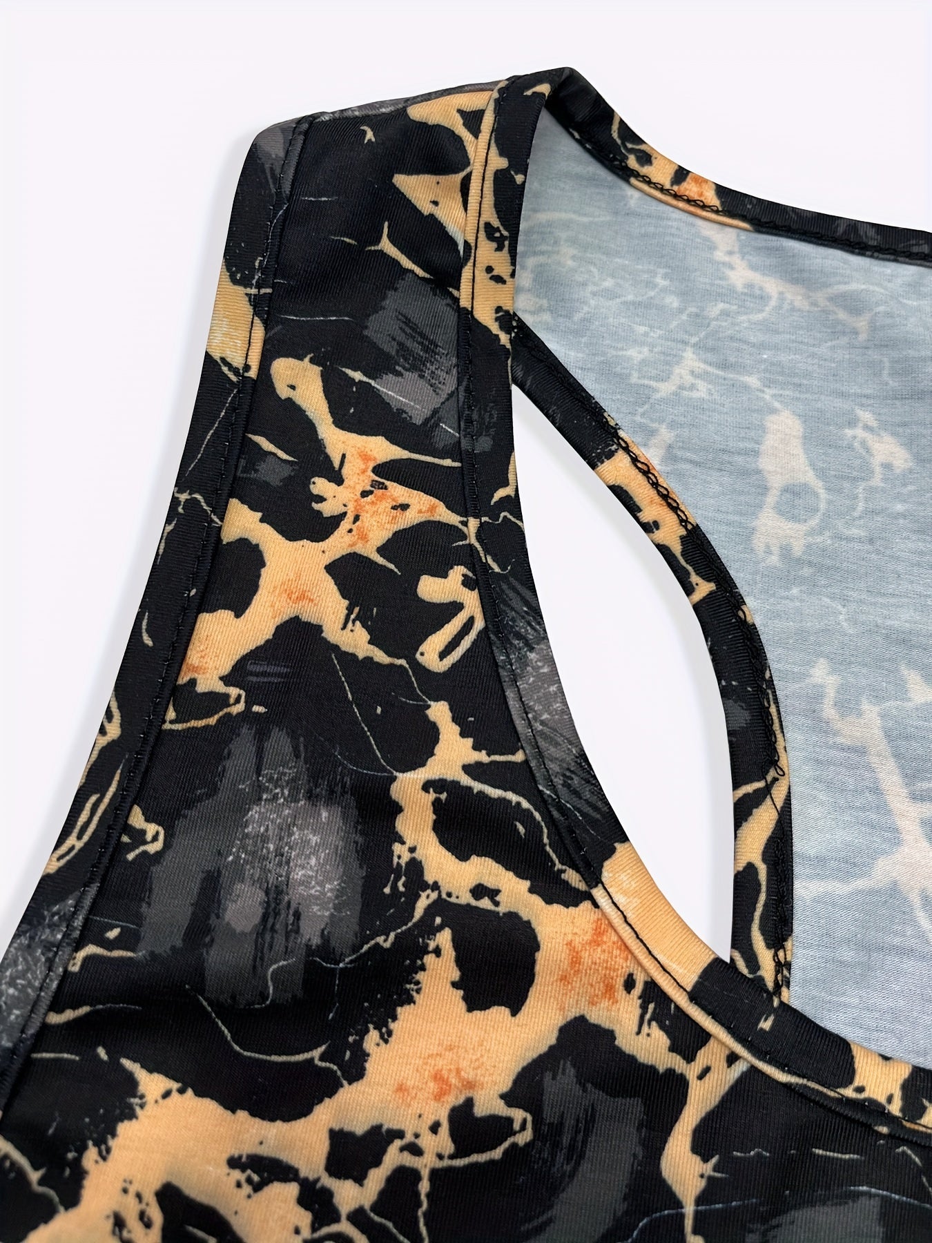 Men's Stretch Tank Top Crew Neck Sleeveless Shirt