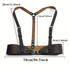 Men's Punk Vest Harness Belt for Street Dance Performance