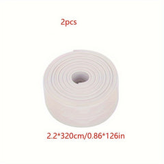 2pcs PVC Self Adhesive Sealant Tape for Kitchen Bathroom Shower Bathtub