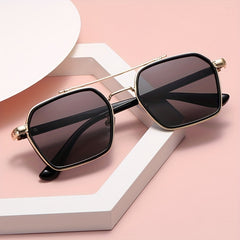 Men's Vintage Polarized Square Sunglasses UV Protection