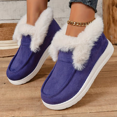 Women's Warm Non-slip Casual Sneakers Lightweight Walking Shoes