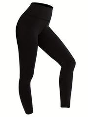 High Waist Yoga Pants Slim Fit Fleece Running Legging Women