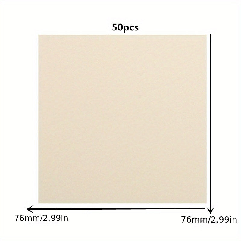 50 Sheets Colourful Memo Pad Sticky Notes Set Office Supplies