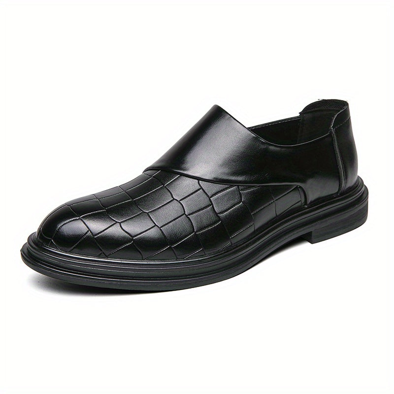 Men's Zipper Loafer Shoes Comfortable Non Slip for Business