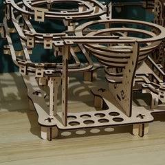 Time and Space Tunnel Rolling Ball 3D Stereo Wooden Puzzle Educational Toy