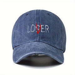 LOSER Embroidery Casual Baseball Cap Candy Washed Distressed Outdoor Sun Hat