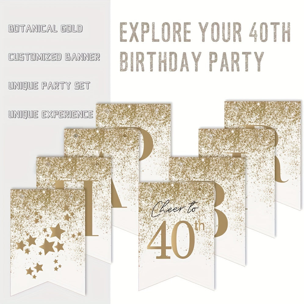 40th Birthday Party Decorations - Silvery Metal Balloons and Rainbow Confetti