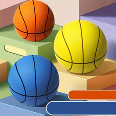 Size 7 Silent Basketball PU Leather Elastic Ball For Indoor Sports