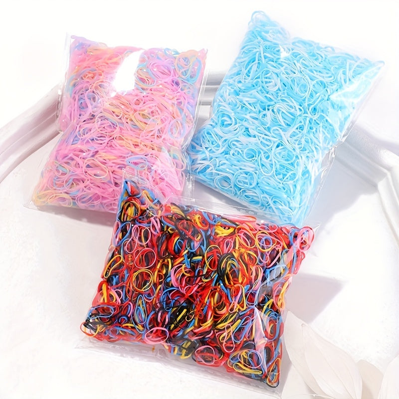 500pcs Hair Tie Ponytail Holders Hair Bands for Baby Girls