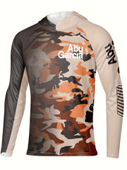 Men's Camo UPF 50 Sun Protection Hoodie Long Sleeve Quick Dry Top