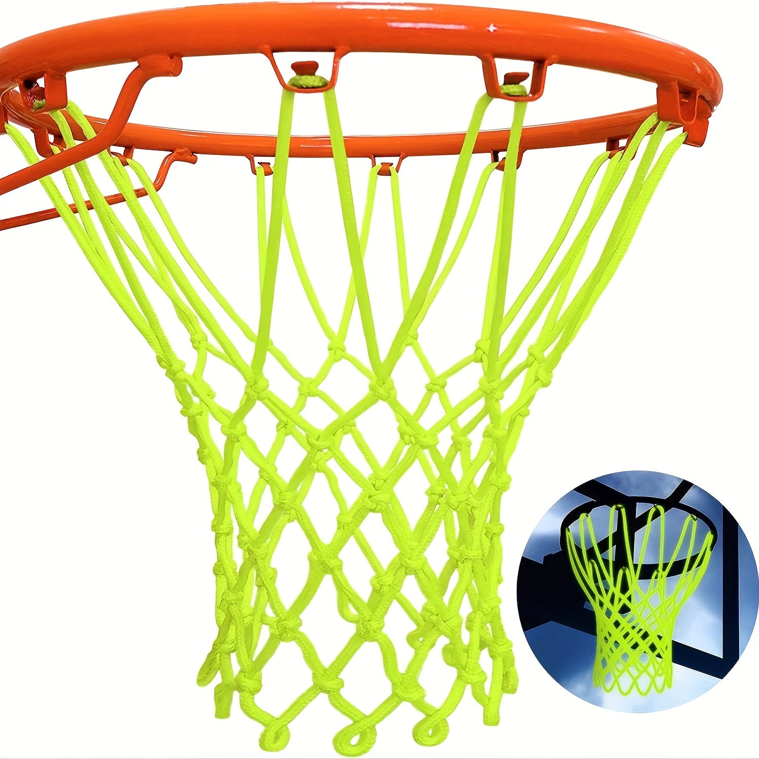 Portable Nylon Basketball Net Luminous Outdoor & Indoor Accessory