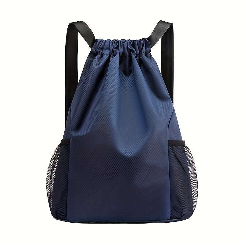 Drawstring Bag Sports Leisure Backpack Oxford Cloth Large Travel Student