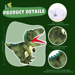 6pcs Dinosaur Hand Puppets Realistic Plush Dino Puppet Set for Kids