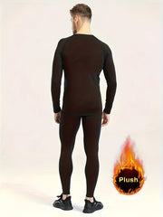 Men's Fleece Bottoming Pants Fitness Leggings