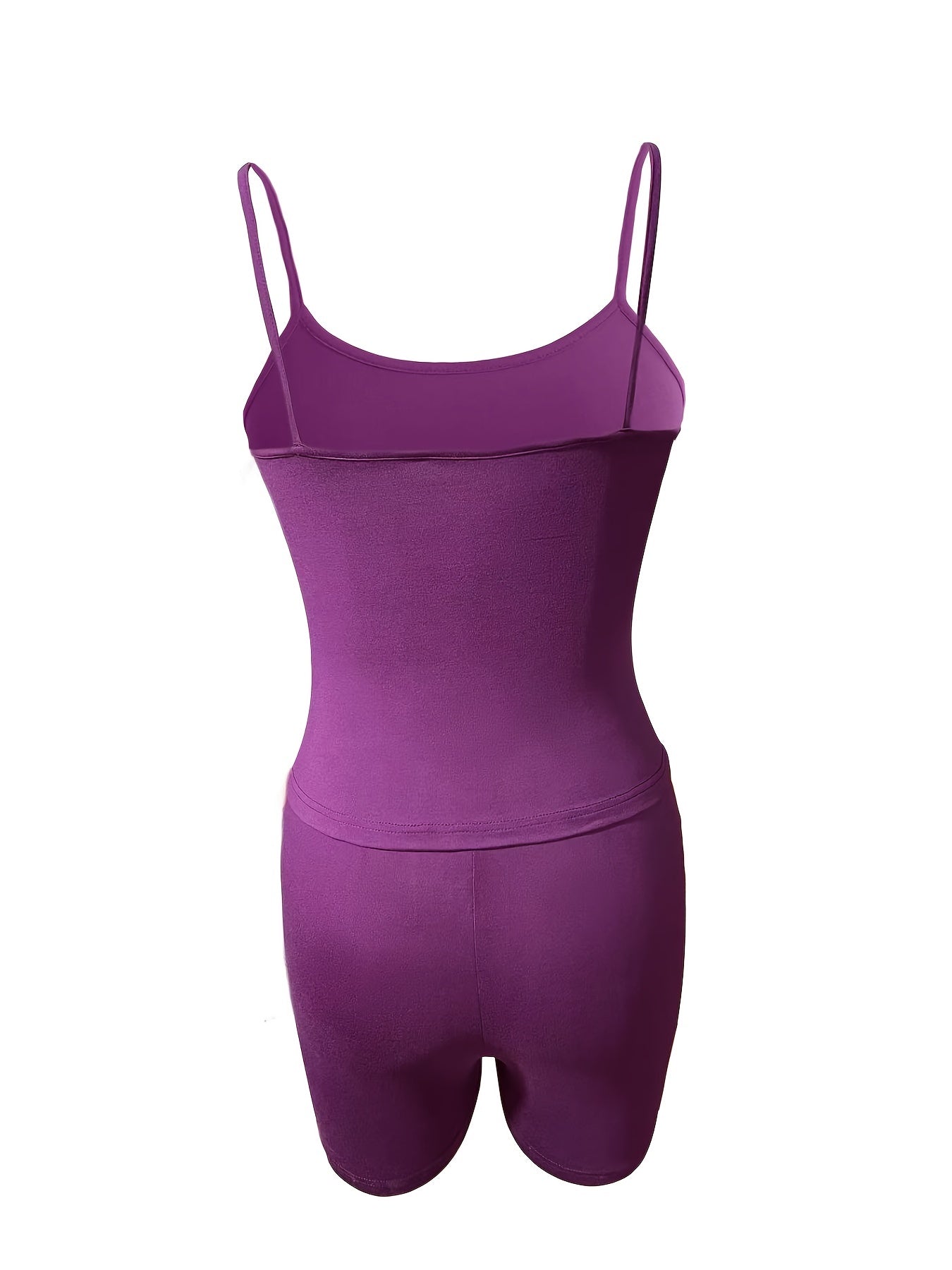Sexy Backless Cami Top & Shorts Set