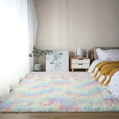 Soft Plush Shag Area Rug for Living Room - Fluffy Shaggy Floor Carpet