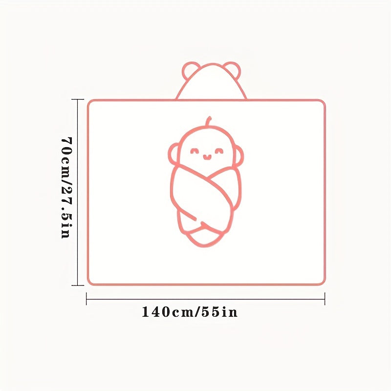 Soft & Warm Toddler Baby Hooded Towel for Newborns Infants & Toddlers
