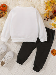 Baby Boy Halloween Costume Pumpkin 2pcs Set