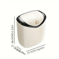 Hanging Trash Can for Kitchen Cabinet Compost Bin Under Sink with Lid