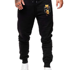 Men's Bear Graphic Sherpa Fleece Sweatpants