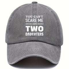 Unisex Distressed Letter Printed Hat Sunscreen Cap
