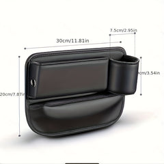 Car Seat Gap Filler Storage Box Cup Holder Organizer