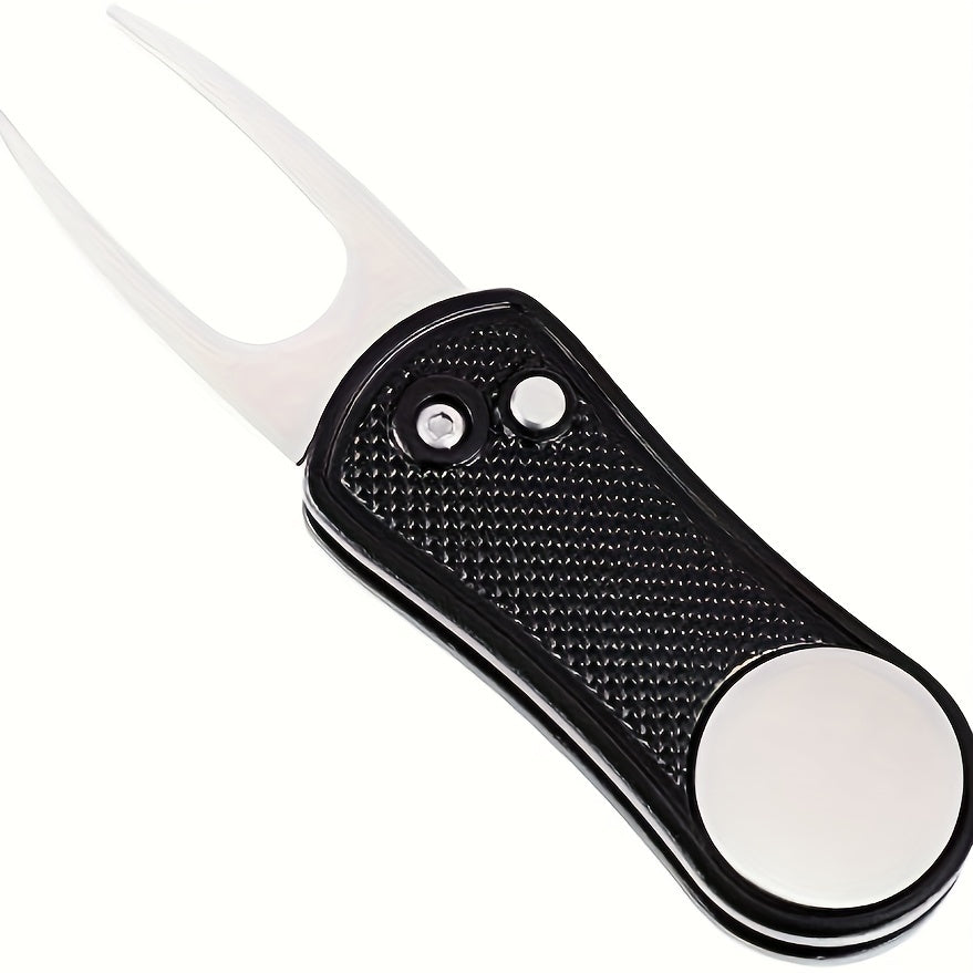Stainless Steel Foldable Golf Divot Repair Tool