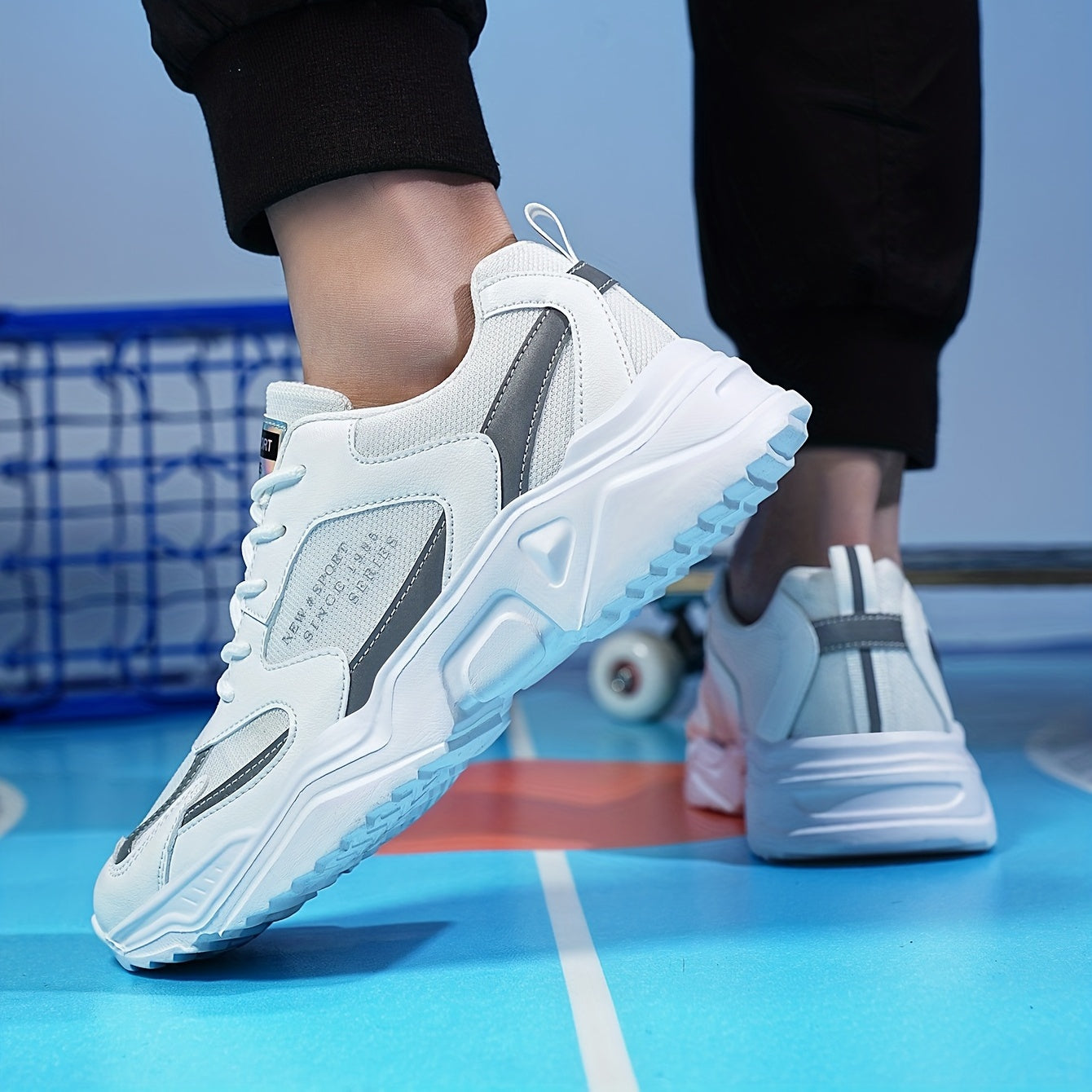 Mesh Breathable Running Shoes Anti-slip Casual Sneakers