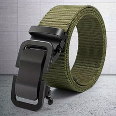 2pcs Men's Ratchet Belts Casual Nylon Web Belt Golf Belts