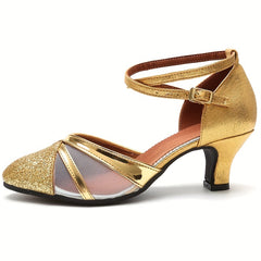 Women's Mesh Breathable Dance Sandals Latin Dance Shoes