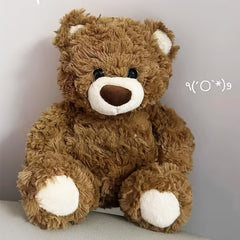 Teddy Bear Plush Toy Deep Brown Ivory Perfect Birthday Gift Boys Girls