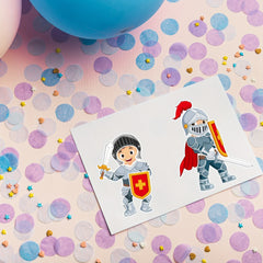 Knight of Armor Home Stickers DIY Dress Up Holiday Party Gift
