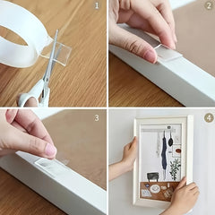 Transparent Nano Tape Reusable Double Sided Adhesive - Universal Disks Glue
