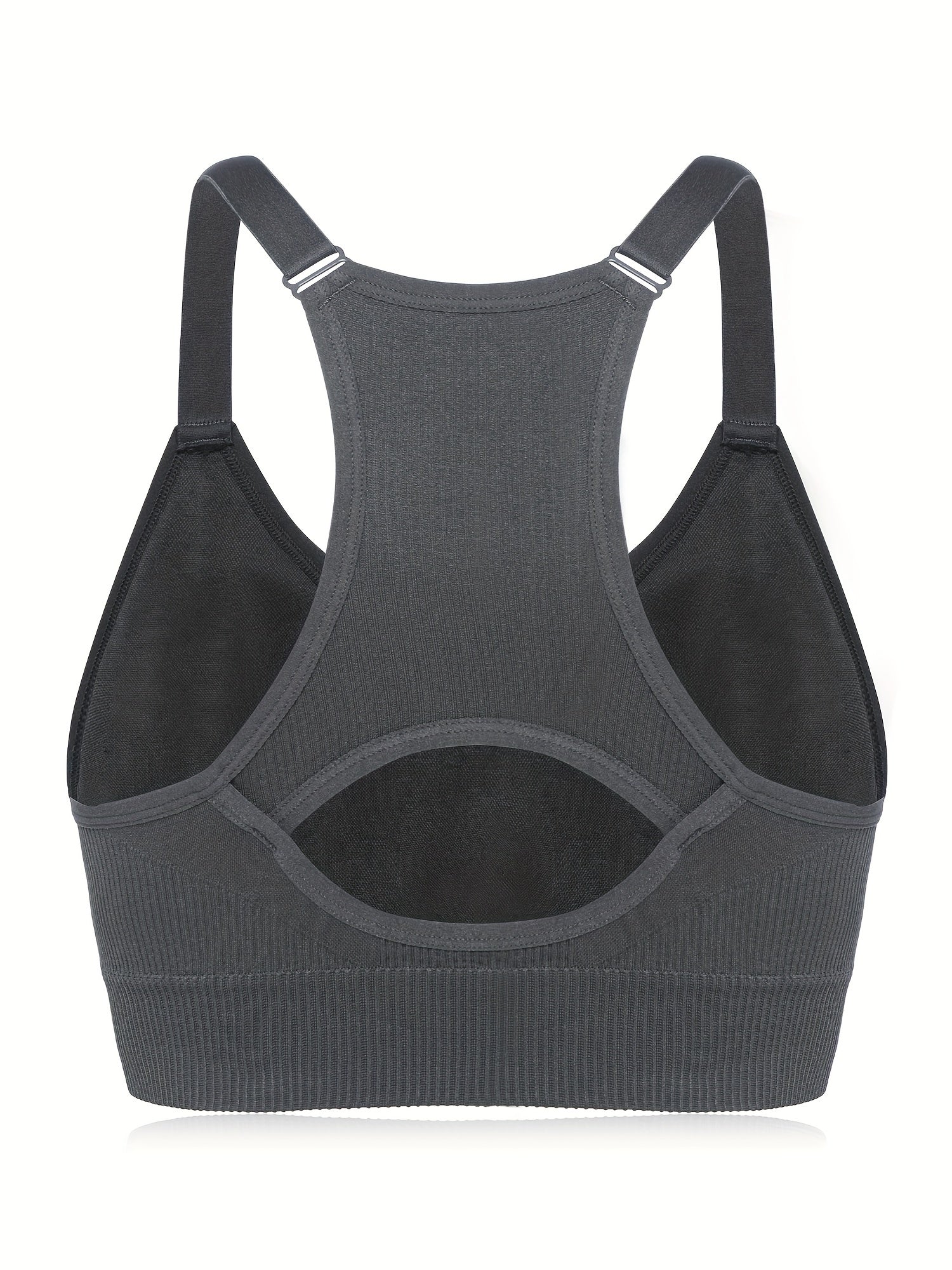 Sports Bra Women's Full Coverage Racer Back Seamless T-shirt Bra