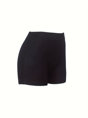 Halloween Skull & Slogan Print Shorts