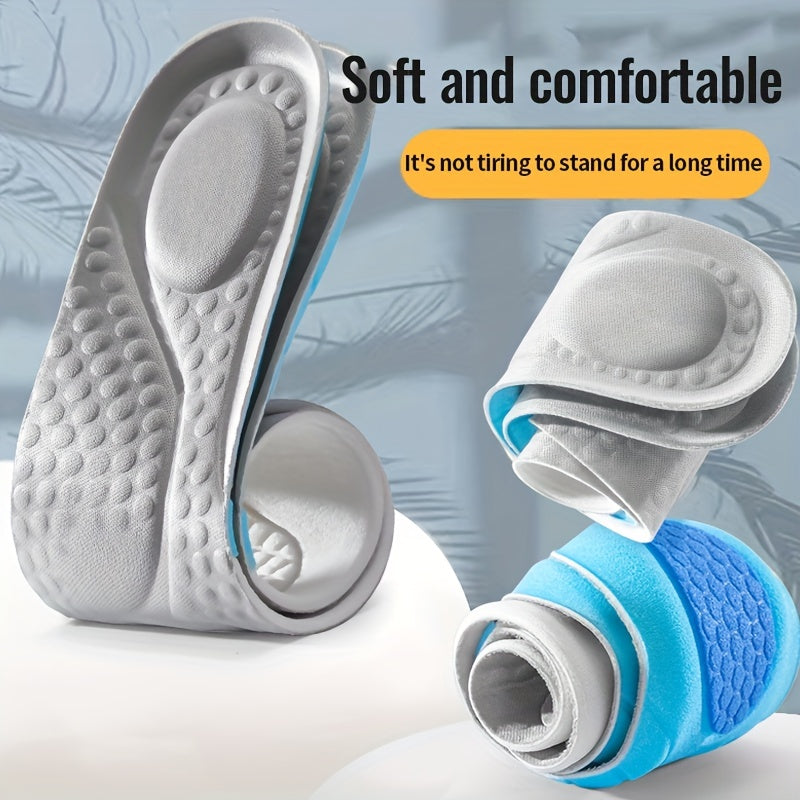 Memory Foam Insoles Breathable Shock Absorption for Sport Running Feet