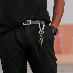 5KN Locking Buckle Clip Aluminum Alloy Accessory For Dog Leash Hiking Keychain