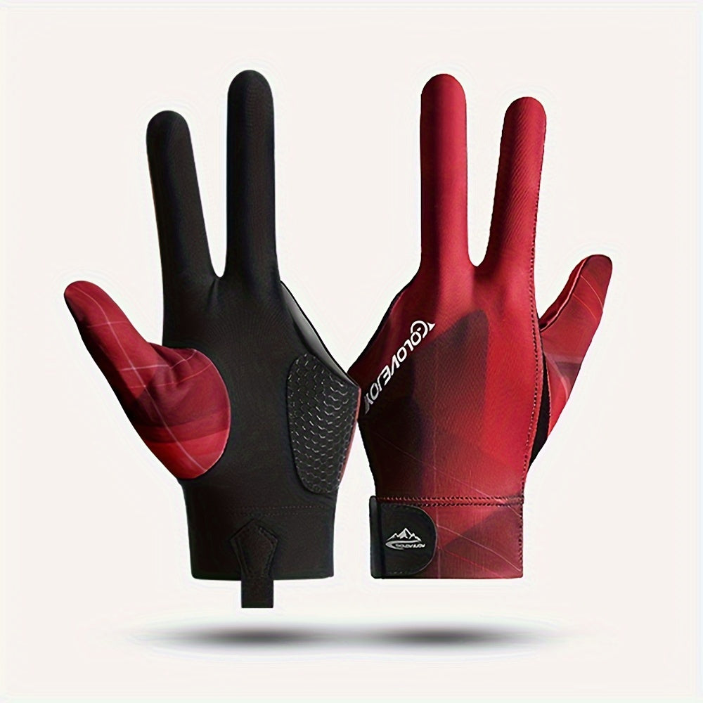 Snooker Glove Left/Right Hand High Elastic Breathable Anti-slip Silicone